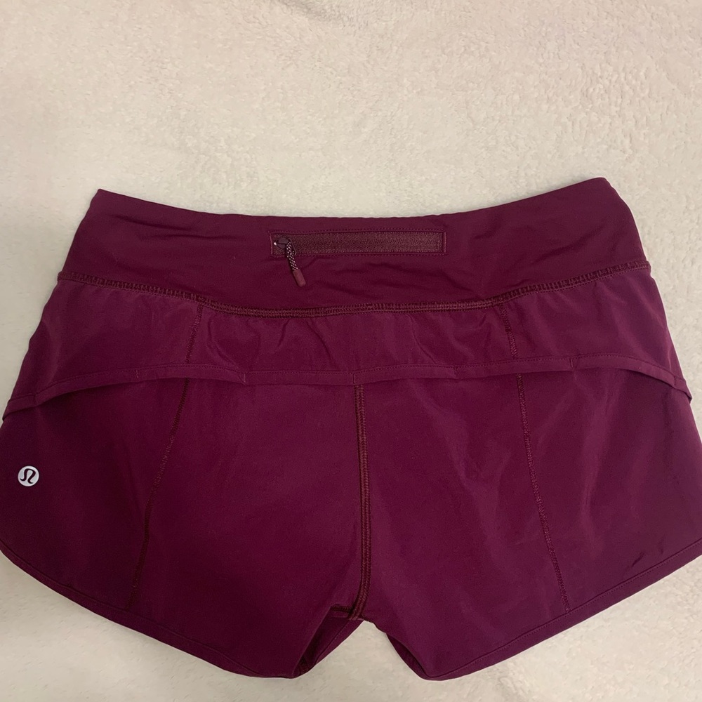 lululemon speed shorts